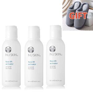 3 bottles of Face Lift Activator (Original Formula)  + 1 Cotton slippers#039
